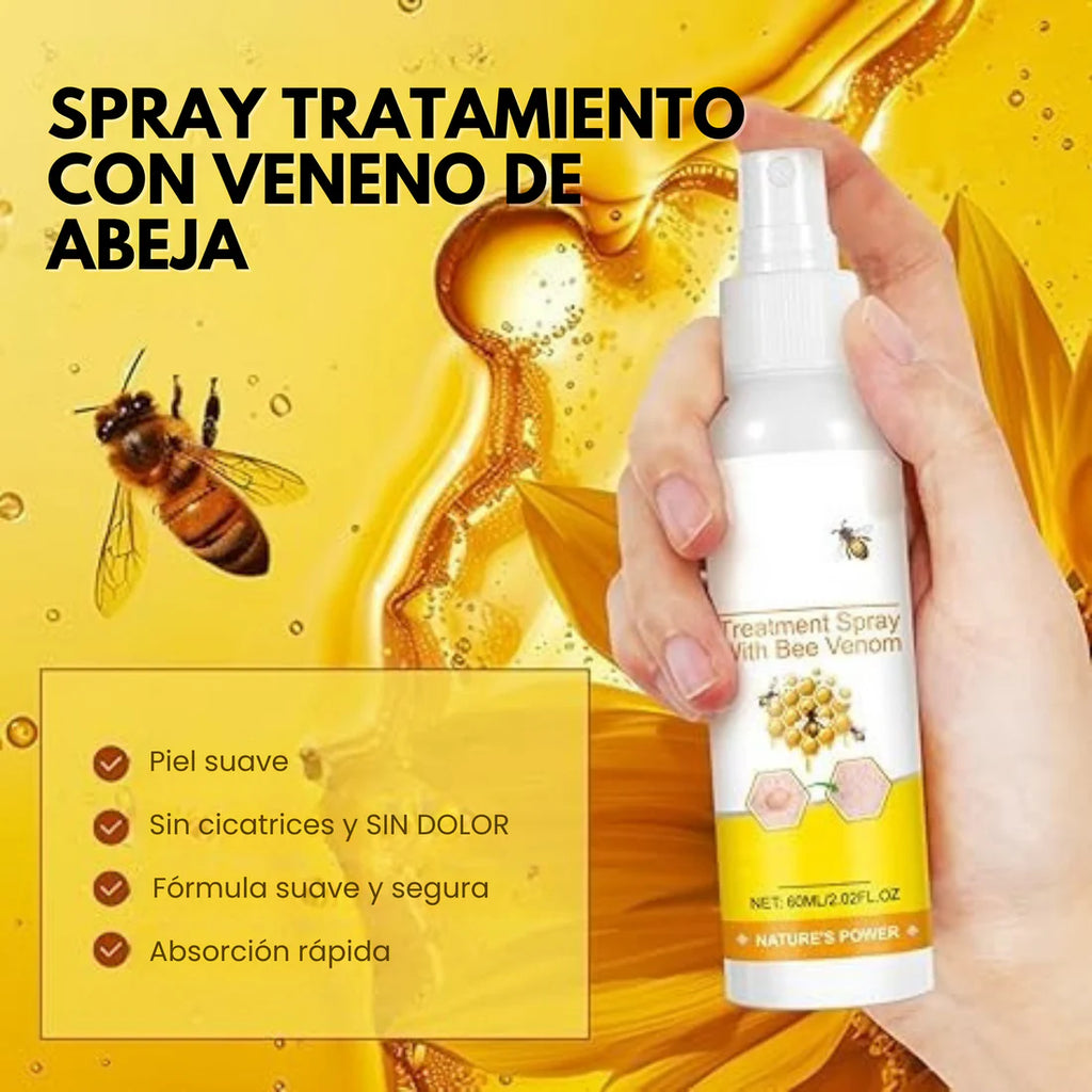 Spray Bee Venom – Elimina verrugas de forma segura, sin dolor ni cicatrices
