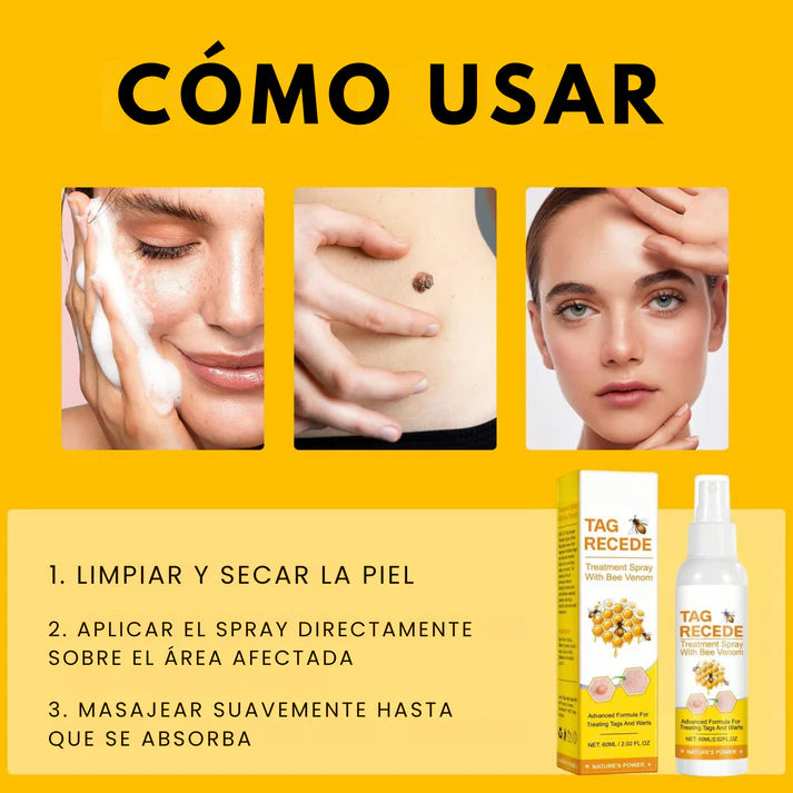 Spray Bee Venom – Elimina verrugas de forma segura, sin dolor ni cicatrices