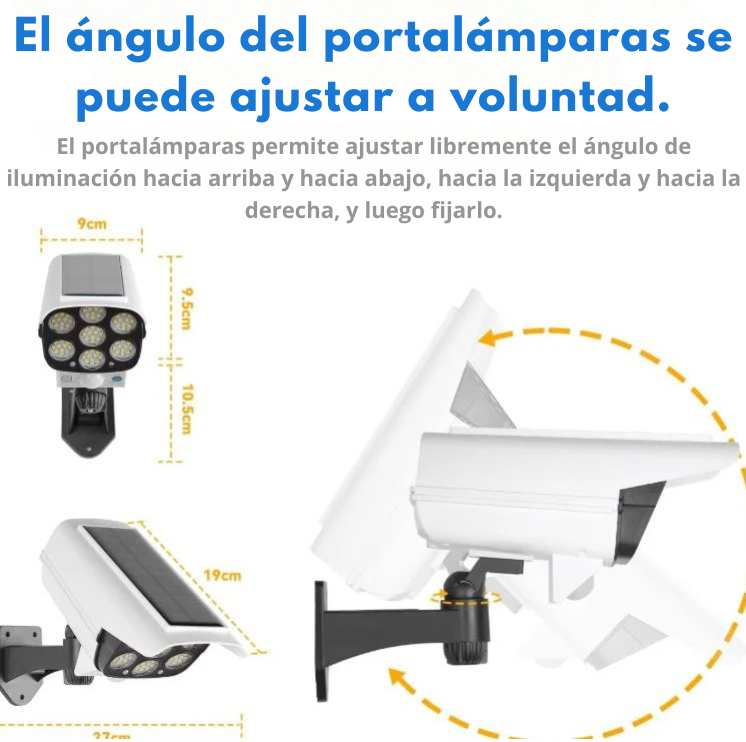CamGuard Solar 360° – Seguridad y Iluminacion a TODA HORA