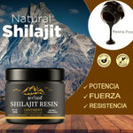 Shilajit del Himalaya 30Gr: Foco Mental Inquebrantable y Desarrollo Muscular Real