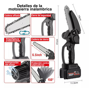 Motosierra Electrica 2 Baterias - MOTOPRO