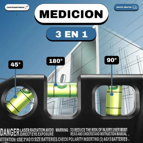 Nivelador + Metro Laser - LASERLINE PRO