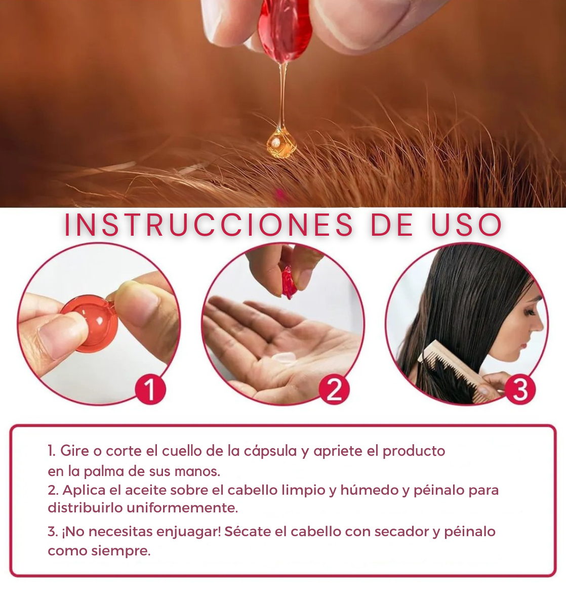 Hair Vitamin - Cápsulas nutritivas (FORMULA MEJORADA)